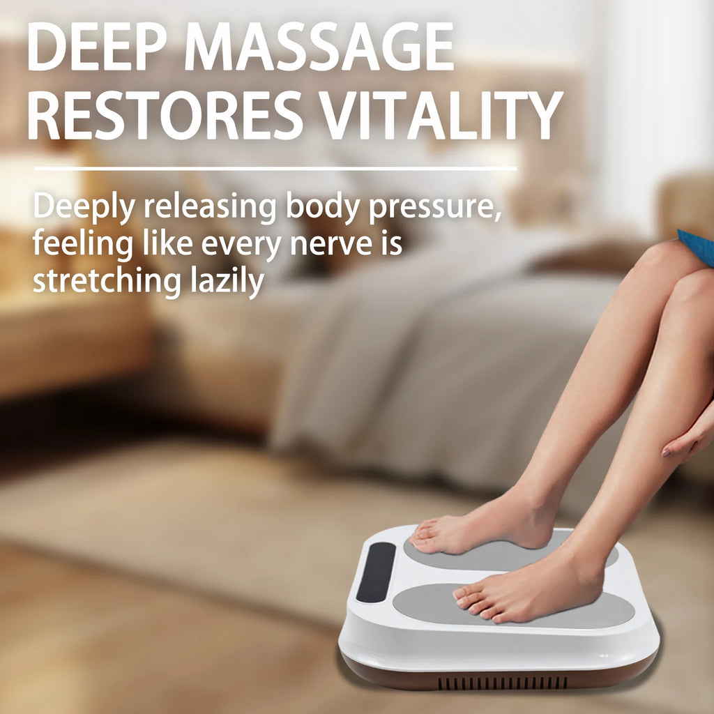 Tera-P90 Terahertz Professional Bioenergetic Foot Massager for Enhanced Blood Circulation and Cell Activation with Heated Therapy Function