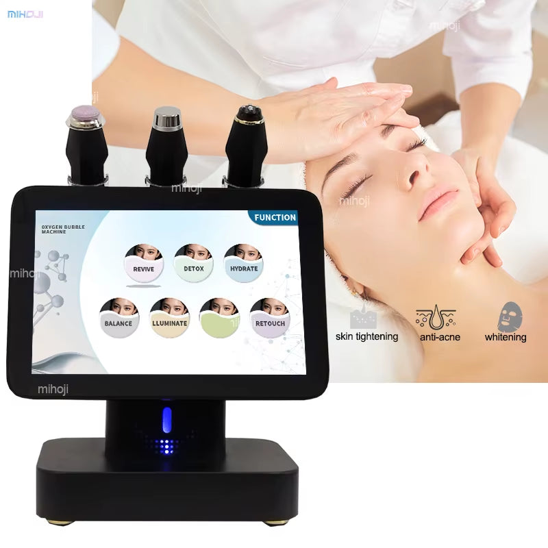 Facial Machine Oxygenation Oxygen Facial Machine Hydra Diamond Oxygen Bubble Facial Beauty Machine